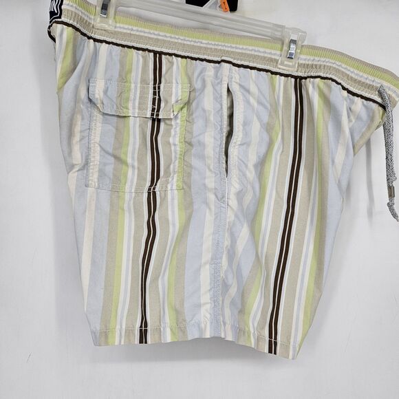 Vilebrequin Swim Trunks Mens XXL Striped Shorts No Liner‎ Multiple FLAWS - Picture 13 of 16